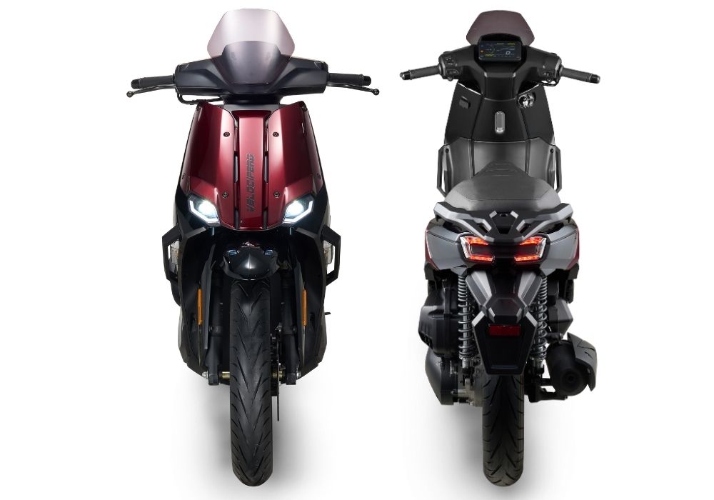 קטנוע סיטי איקס ולוסיפרו מבט קדימה ואחורה - תמונת גלריה רייד מקס