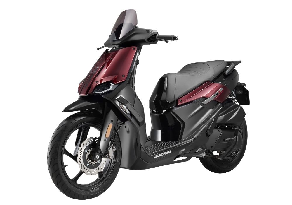 קטנוע סיטי איקס ולוסיפרו צבע בורדו - תמונת גלריה רייד מקס1